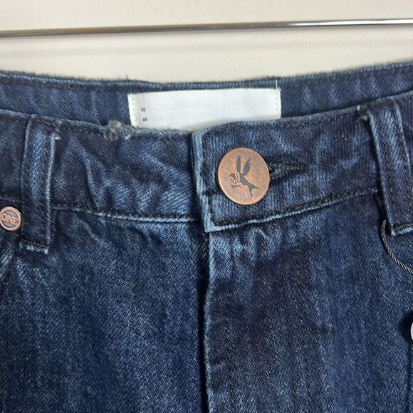 NWT One Teaspoon Cheeky Cut Off Denim Shorts Dark Wash Size 29 - Picture 9 of 12
